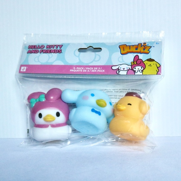 Hello Kitty & Friends Sanrio Rubber Duck Bath My Melody Cinnamoroll Pompompurin - Picture 2 of 6